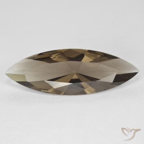 6.36ct Natural Medium Light-Brown cuarzo ahumado, Marquesa, VVS