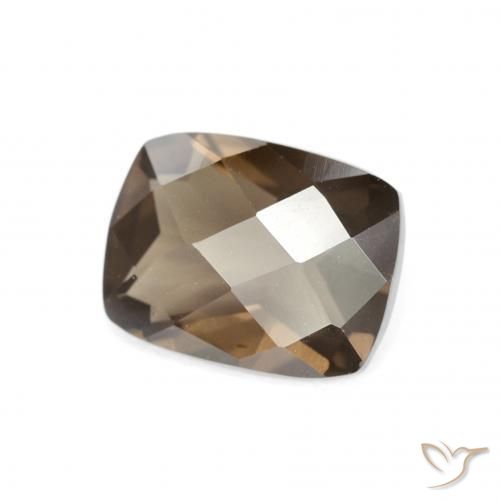 cuarzo ahumado Marrón nogal natural de 1.89 ct, Forma Cojín, VVS