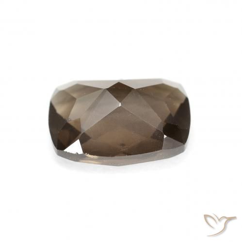 cuarzo ahumado Marrón nogal natural de 1.89 ct, Forma Cojín, VVS