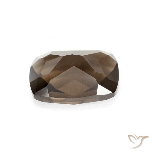 cuarzo ahumado Marrón cálido natural de 1.96 ct, Forma Cojín, VVS