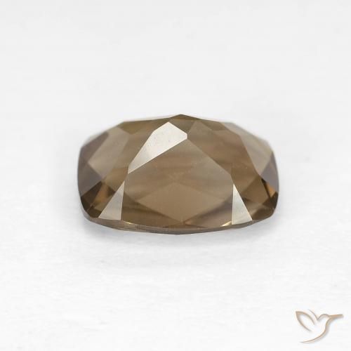 cuarzo ahumado Marrón cálido natural de 1.75 ct, Forma Cojín, VVS
