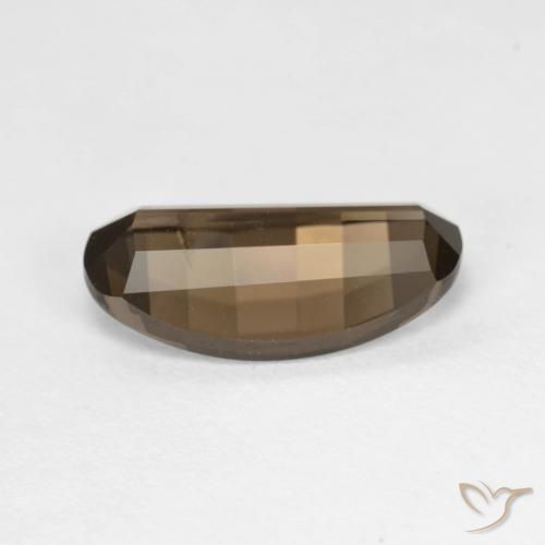 cuarzo ahumado Marrón claro natural de 2.73 ct, Ovalada, VVS