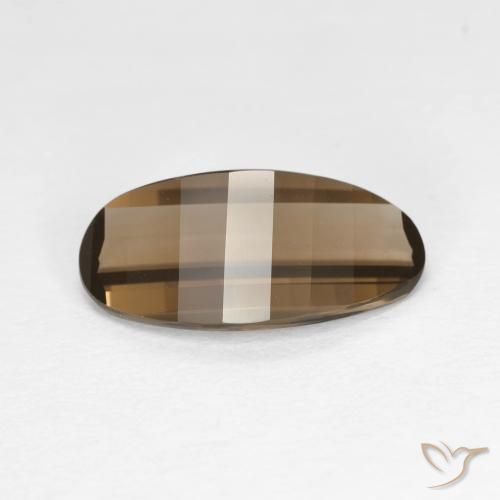 2.06ct Natural Moca claro cuarzo ahumado, Ovalada, VVS