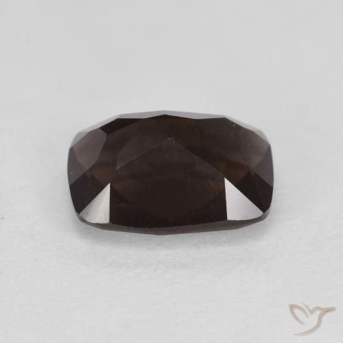 cuarzo ahumado Marrón oscuro natural de 1.97 ct, Forma Cojín, VS