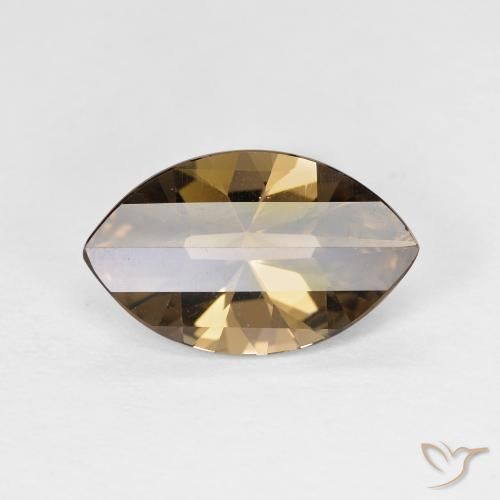 cuarzo ahumado Marrón café claro natural de 2.49 ct, Marquesa, VVS