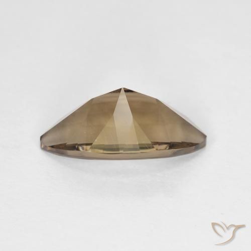 cuarzo ahumado Marrón café claro natural de 2.49 ct, Marquesa, VVS