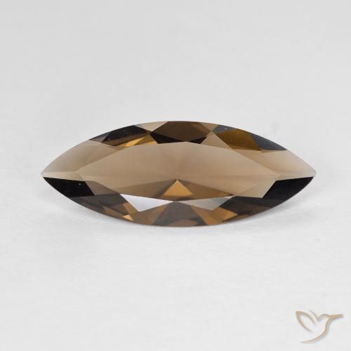 cuarzo ahumado Marrón cálido natural de 2.34 ct, Marquesa, VS