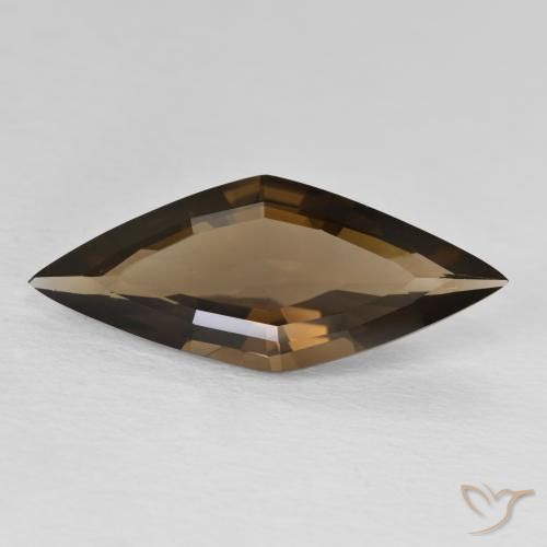 4.75ct Natural Marrón jengibre cuarzo ahumado, Elegante, VVS