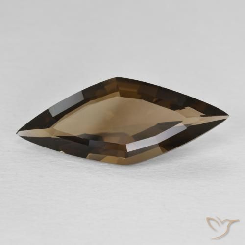 cuarzo ahumado Marrón jengibre natural de 4.75 ct, Elegante, VVS