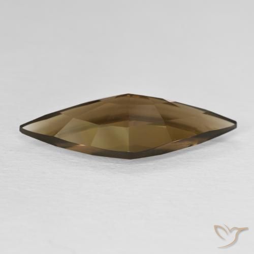 cuarzo ahumado Marrón jengibre natural de 4.75 ct, Elegante, VVS