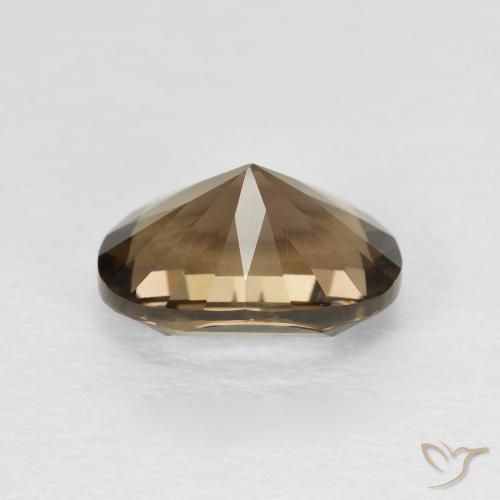 cuarzo ahumado Marrón jengibre natural de 2.58 ct, Ovalada, VVS-VS