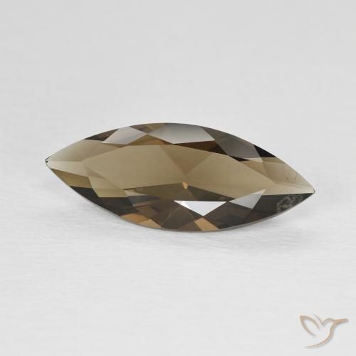 cuarzo ahumado Marrón cálido natural de 2.93 ct, Marquesa, VVS