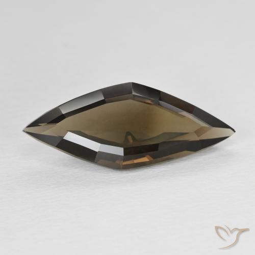 4.99ct Natural Marrón chocolate cuarzo ahumado, Elegante, VVS
