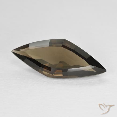 cuarzo ahumado Marrón chocolate natural de 4.99 ct, Elegante, VVS
