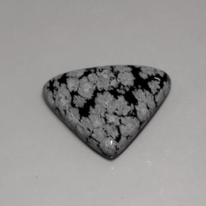 Obsidiana nevada multicolor natural de 17,24 ct, trillón, opaco