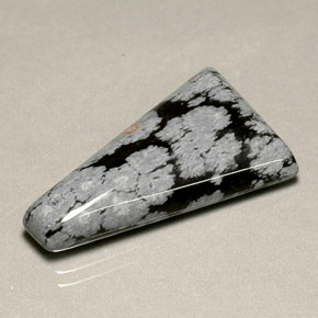 Obsidiana nevada multicolor natural de 14,82 ct, forma elegante, opaco