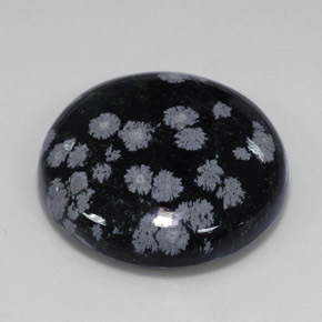 Obsidiana nevada multicolor natural de 25,71 ct, corte redondo, opaco