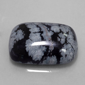 Obsidiana nevada multicolor natural de 10,37 ct, corte cojín, opaco