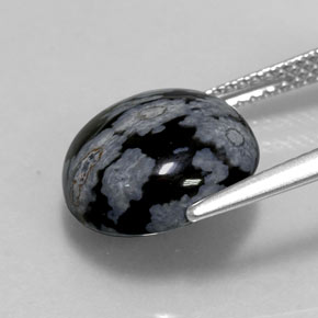 Obsidiana nevada multicolor natural de 5,16 ct, corte redondo, opaco