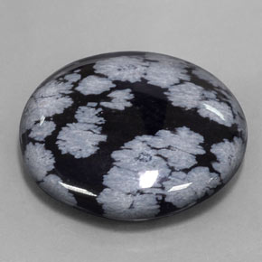 Obsidiana nevada multicolor natural de 30,41 ct, corte redondo, opaco