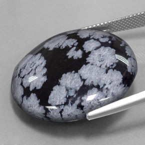 Obsidiana nevada multicolor natural de 30,41 ct, corte redondo, opaco