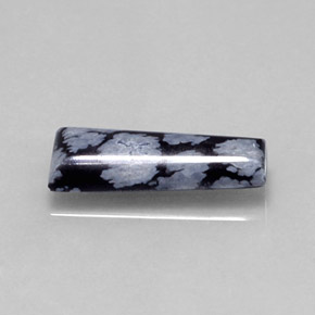 Obsidiana Copo de Nieve Copo de Nieve natural de 3.20 ct, Forma elegante, Opaco