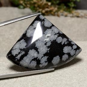 Obsidiana Copo de Nieve Multicolor natural de 40.57 ct, Forma elegante, Opaco
