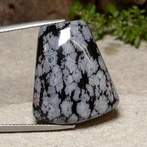 Obsidiana nevada multicolor natural de 26,02 ct, forma elegante, opaco