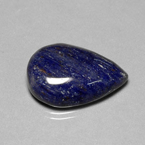 Sodalita azul natural de 16,14 ct, en forma de pera, opaco