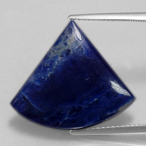 Sodalita Azul violeta natural de 8.50 ct, Forma elegante, Opaco