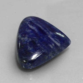 Sodalita Azul violeta natural de 30.99 ct, En forma de pera, Opaco