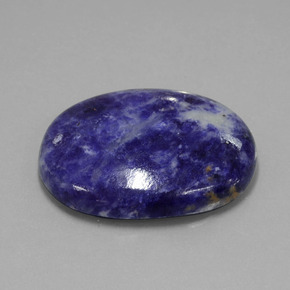Sodalita Azul violeta natural de 40.03 ct, Corte Óvalo, Opaco