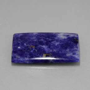 Sodalita Azul violeta natural de 21.41 ct, Corte Baguette, Opaco