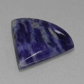 Sodalita Azul violeta natural de 22.74 ct, Forma elegante, Opaco