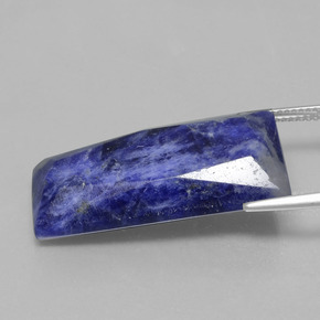 Sodalita Azul violeta natural de 20.55 ct, Forma elegante, Opaco