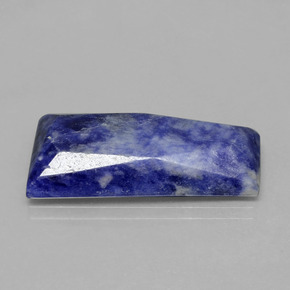 Sodalita Azul violeta natural de 20.06 ct, Forma elegante, Opaco