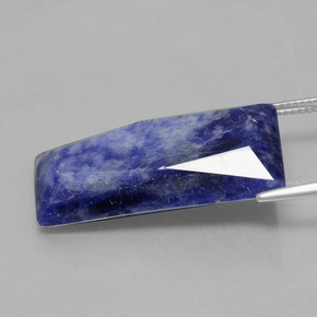 Sodalita Azul violeta natural de 20.06 ct, Forma elegante, Opaco