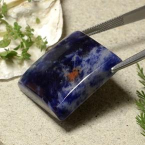 Sodalita Azul violeta natural de 54.07 ct, Cuadrado, Opaco