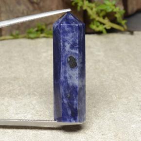 Sodalita azul natural de 25,16 ct, forma elegante, opaco