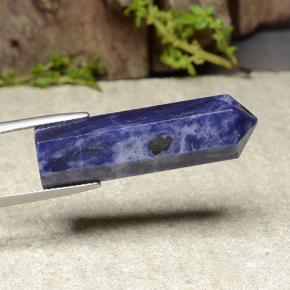 Sodalita azul natural de 25,16 ct, forma elegante, opaco