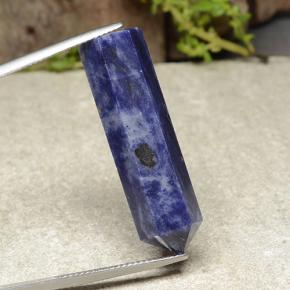 Sodalita azul natural de 25,16 ct, forma elegante, opaco