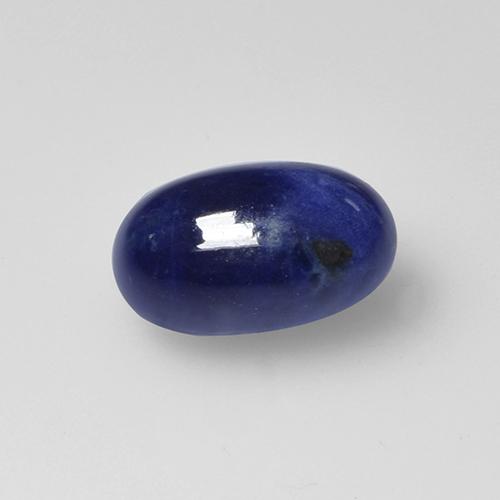 Sodalita azul natural de 1,20 ct, corte óvalo, opaco