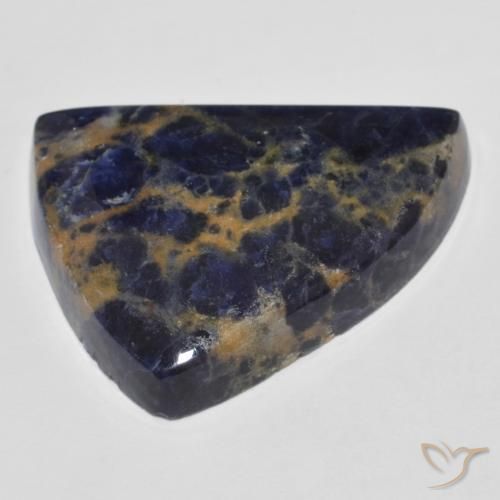 Sodalita Azul marino intenso natural de 40.32 ct, Elegante, Opaco