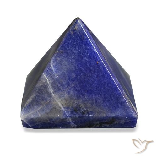 Sodalita azul marino de 100,28 ct, cuadrado, opaco