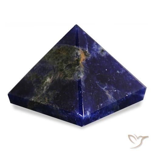 Sodalita azul multicolor natural de 85,94 ct, cuadrado, opaco