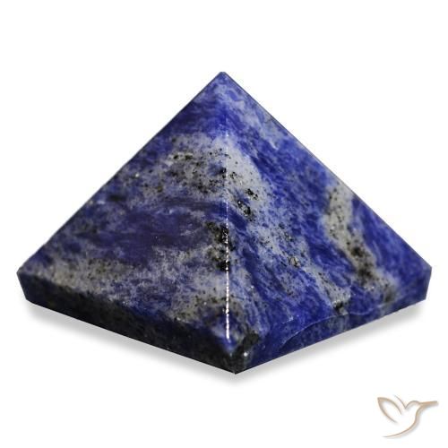 Sodalita Azul multicolor natural de 92.56 ct, Cuadrado, Opaco