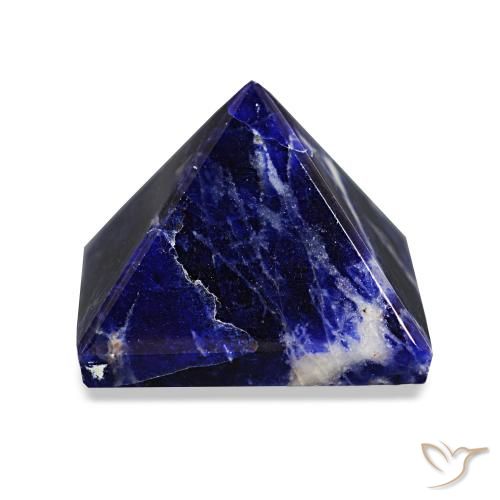Sodalita Azul multicolor natural de 63.03 ct, Cuadrado, Opaco