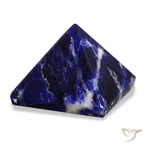 Sodalita Azul multicolor natural de 63.03 ct, Cuadrado, Opaco