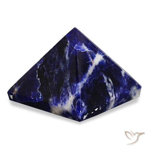 Sodalita Azul multicolor natural de 63.03 ct, Cuadrado, Opaco