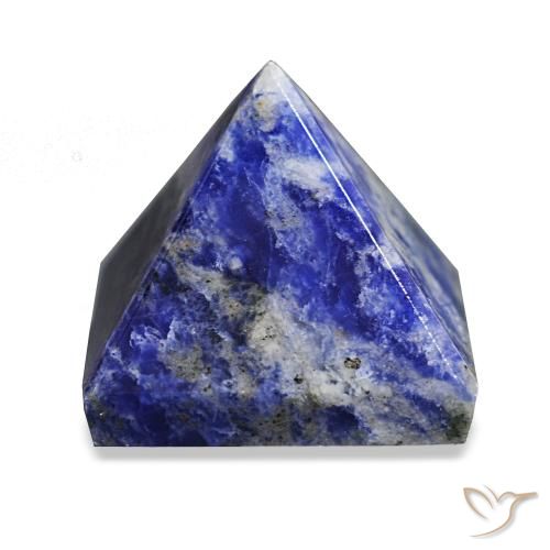 Sodalita Azul multicolor natural de 84.26 ct, Cuadrado, Opaco